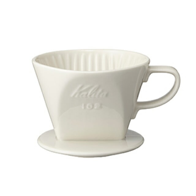カリタ Kalita 陶器製コーヒードリッパー 102-ロト（2-4人用)（2001）