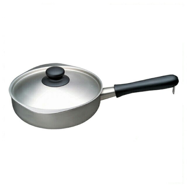 柳宗理 IHシリーズ 片手鍋 浅型 22cm 2.5L つや消し（AKTD502）1-0063-1102