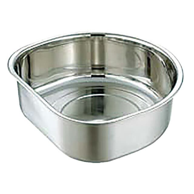 18-8 D型洗桶 30cm ゴム付 （036021）07-0118-0402