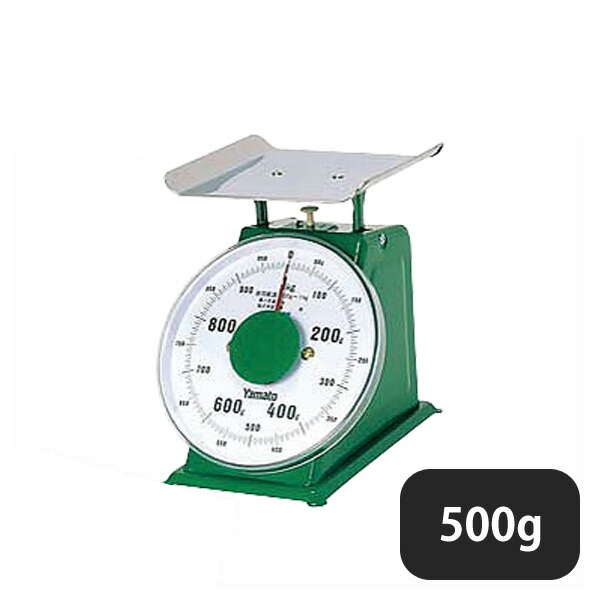 ヤマト 上皿自動秤 中型 並皿付 500g SM-500（125001）07-0343-0201