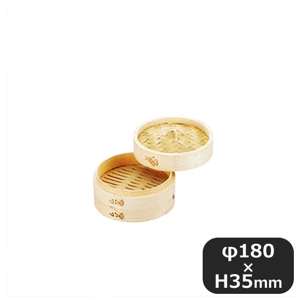 本竹・小籠包セイロ 蓋 18cm（436061）07-0041-0203