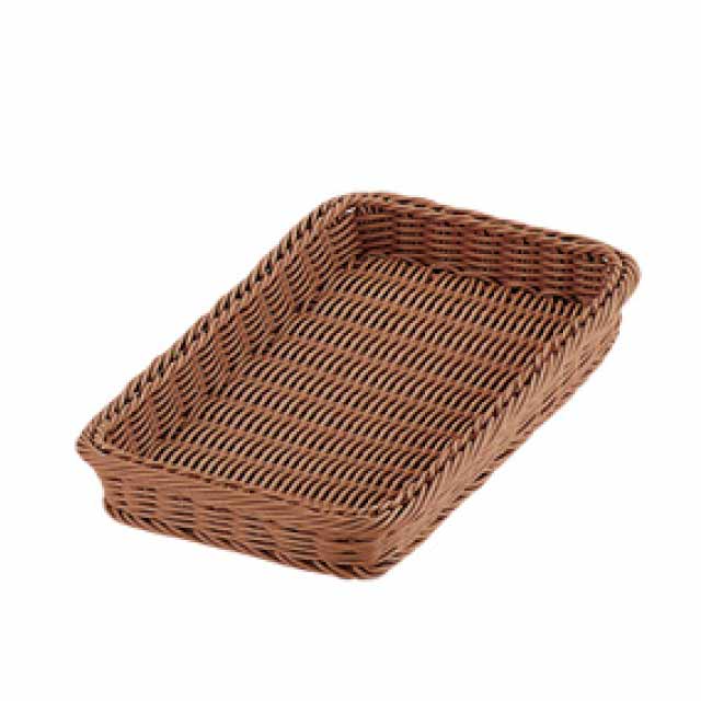 角型 ベーカリーバスケット 36型 ブラウン CO-708- B R（603374）07-0463-0204