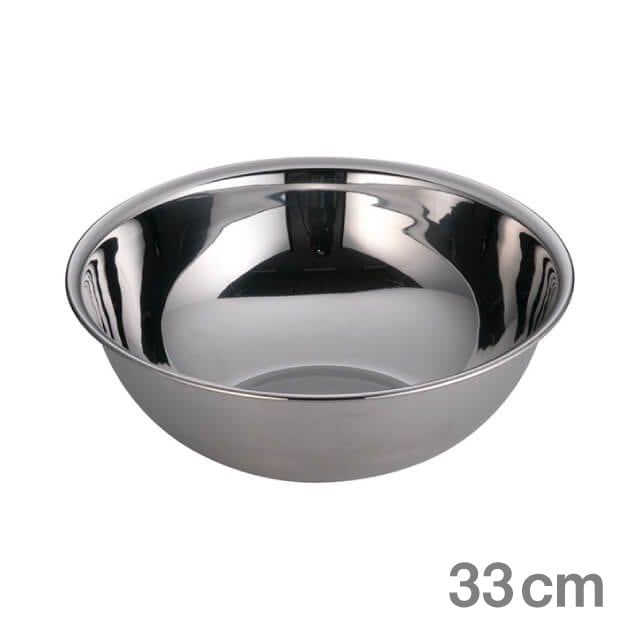 調理用ボウル TKG ステンレスボール 33cm（ABCD109）1-0253-0109