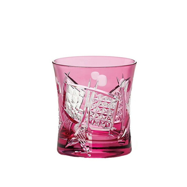 切子グラス タンブラー 焼酎 八千代切子 小槌柄 280ml 東洋佐々木ガラス（LS19590SAU-C679）