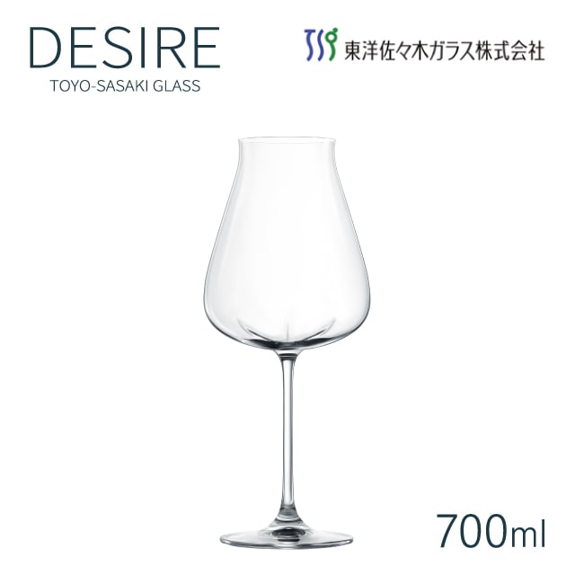 ワイングラス デザイアー ボルドー 700ml DESIRE 東洋佐々木ガラス（RN-13283CS-JAN-PN-1）