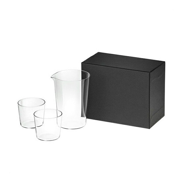木村硝子店 酒器セット カルタ Gift Box カタクチ265ml×1・グイノミ65ml×2（11216）