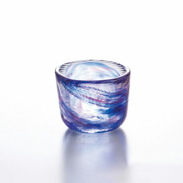 豆珍味-1 青 6個セット 吉沼硝子（18-525B）