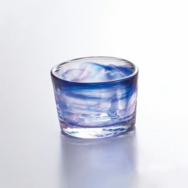 豆珍味-2 青 6個セット 吉沼硝子（18-526B）