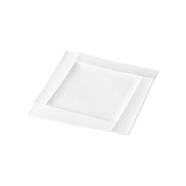 ミヤマ イゾラ 23cm スクエアプレート 6枚セット 深山陶器 miyama（59-008-101）