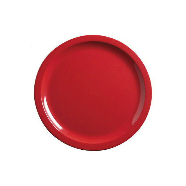 カーライル キングライン ディナープレート 22.5cm レッド 48個（CR-3653）