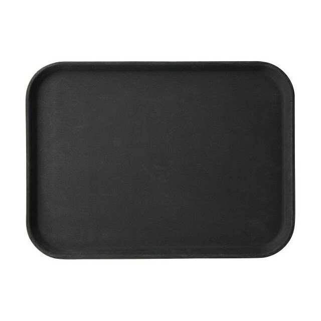 カーライル グリップタイト レクタングルサービストレー 45.5cm ブラック 12個（CR-4037）