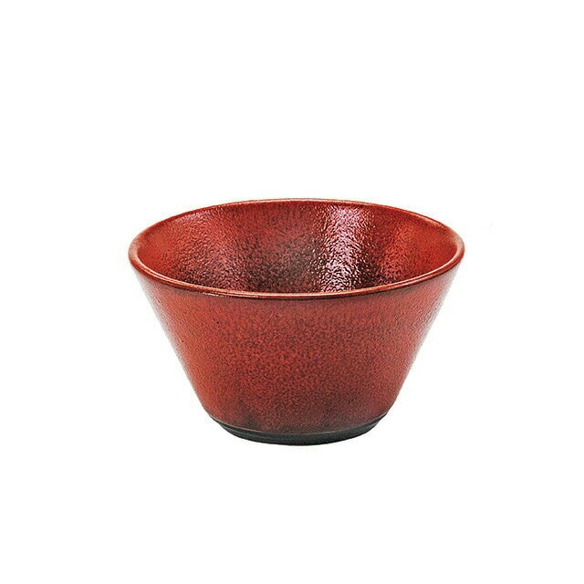 食器皿 10cmボール Richredリッチレッド 6個セット 日比野陶器（H15-041-285）