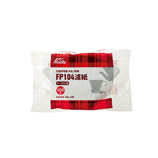 カリタ FP-104 FPコーヒーフィルター 濾紙（ホワイト)（100枚入)（17029）