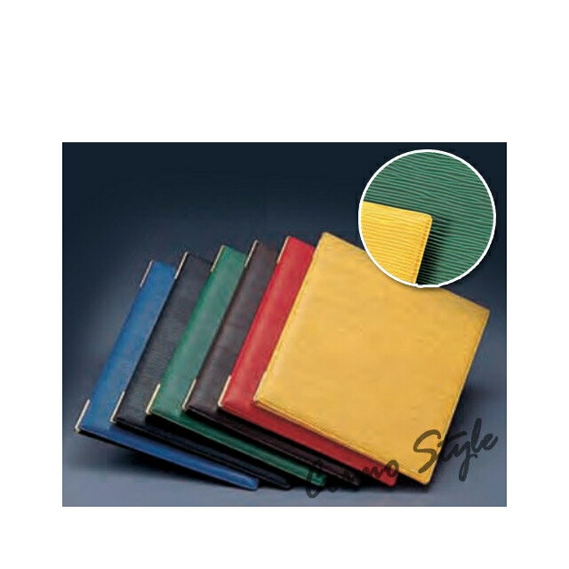 えいむ LB-902（中）レザータッチグルーブメニューブック（レッド)（LB-902-RED）