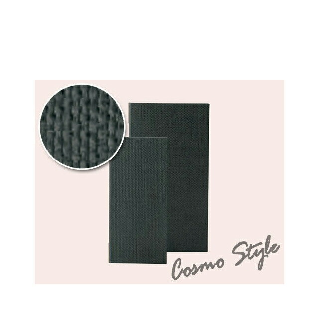 えいむ PB-805（タテ小）麻タイプメニューブック（ブラック)（PB-805）