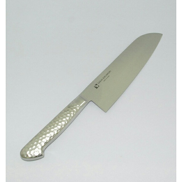 堺菊守 オールステンレス 三徳 175mm（AS-600）