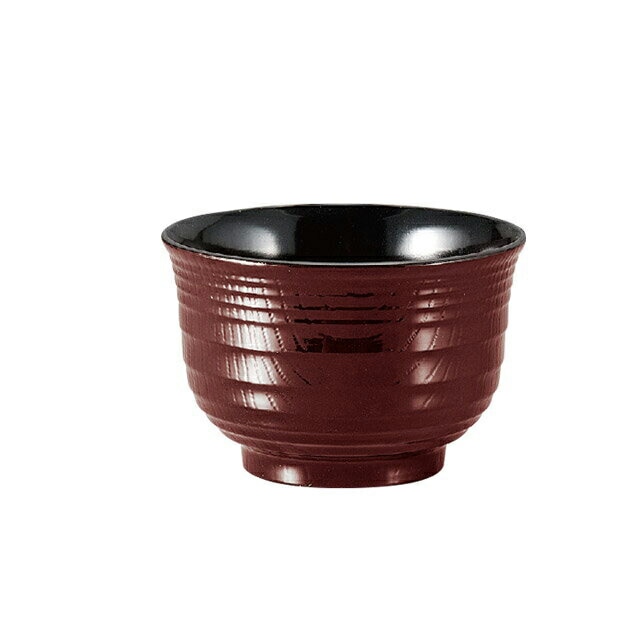 11cm 超耐熱千段汁椀 新溜内黒 3個セット（30003390）8-224-4