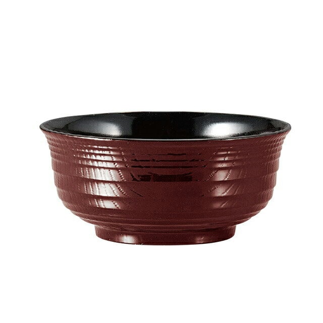 18.4cm 超耐熱千段汁椀 新溜内黒 3個セット（30003480）8-224-6