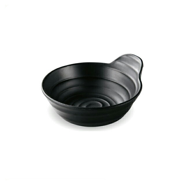 12.7cm 雅渕太呑水 黒マット 5枚セット（51025650）8-351-12