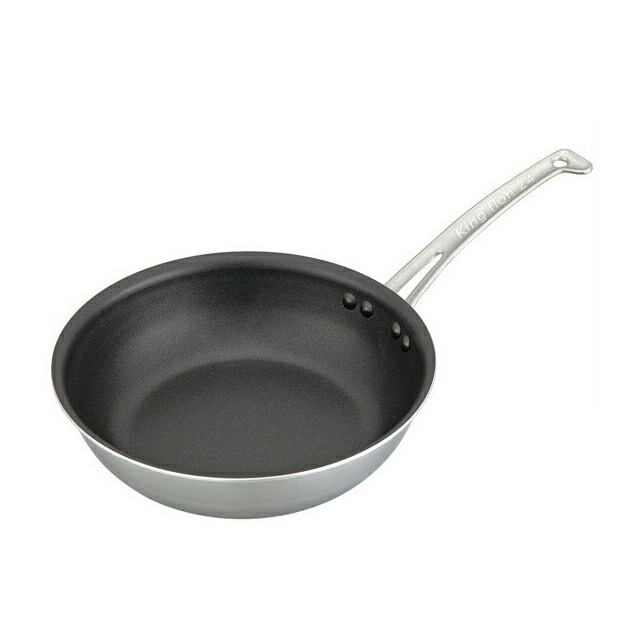 中尾アルミ ND-9M キングフロンフライパン深型 21cm オール熱源対応 IH対応（5094300）07-0097-0502