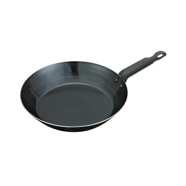 中尾アルミ N-110 短取手キングパン 30cm 鉄製（5105389）07-0099-0308