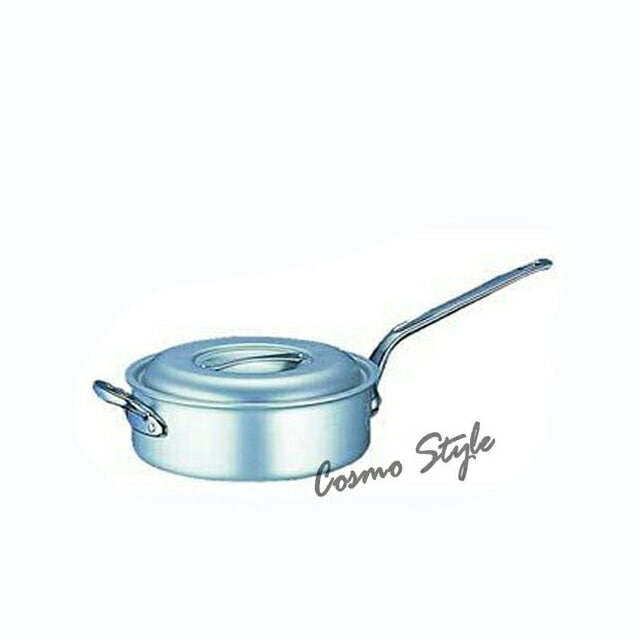 アルミ マイスター 片手浅型鍋 33cm（AKT6733）1-0028-0507 片手鍋