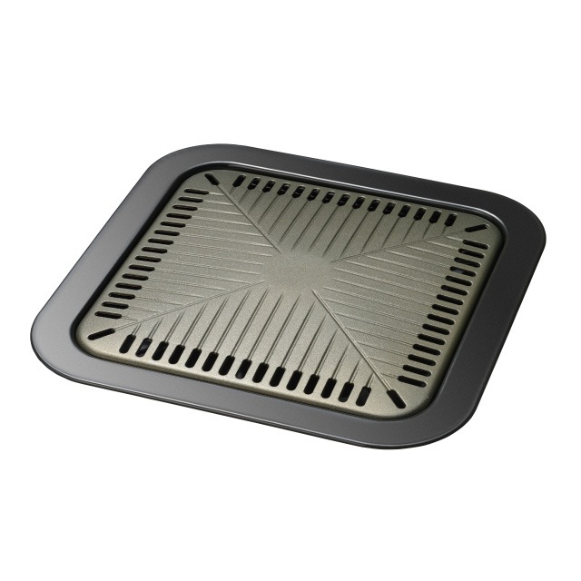 焼肉プレート 32×32cm 角型 カセットコンロ専用 味覚探訪 韓国編 和平フレイズ（RB-2871） [KU] 4903779128714