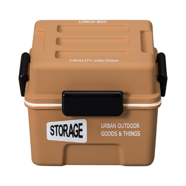 弁当箱 2段 550ml サンド STORAGE スクエアコンテナランチ 正和 [KU] 4930689275023