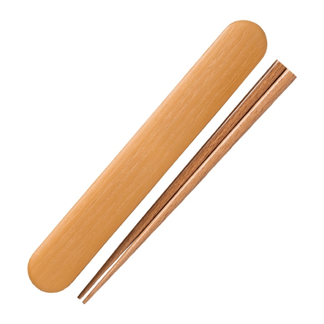 箸箱セット 木目調 ナチュラル お米がくっつきにくい弁当箱 正和 [KU] 4930689797235