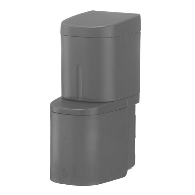 ディスペンサー 泡タイプ 250ml ダークグレー HOVER ホバー リッチェル シールフック 下から出てくる [KU] 4945680100410