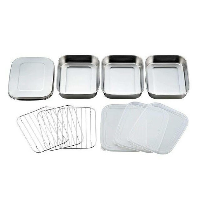 バット 日本製 ママクック キッチンバット 蓋 網 ステンレス製 下村企販 [KU] 4957423054591