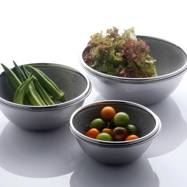 ザル&ボウル 6点セット 16cm 19cm 22cm TSUBAME 匠 ステンレス製 日本製 下村企販 [KU] 4957423081412