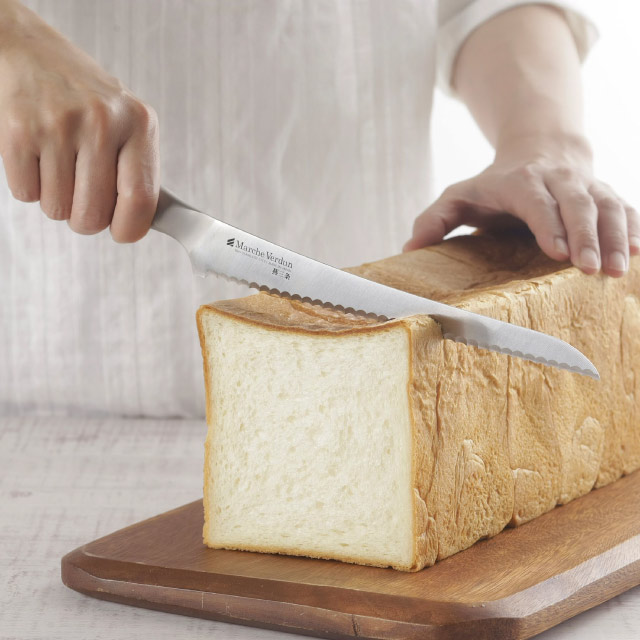 包丁 パン切り包丁 21.5cm マルシェヴェルダン 食洗機対応 日本製 パンスライサー 下村企販 [KU] 4957423096829