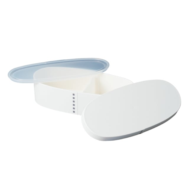 弁当箱 スリム曲げわっぱ 一段弁当 600ml マットホワイト たつみや HAKOYA（30352）[KU] 4964026303520