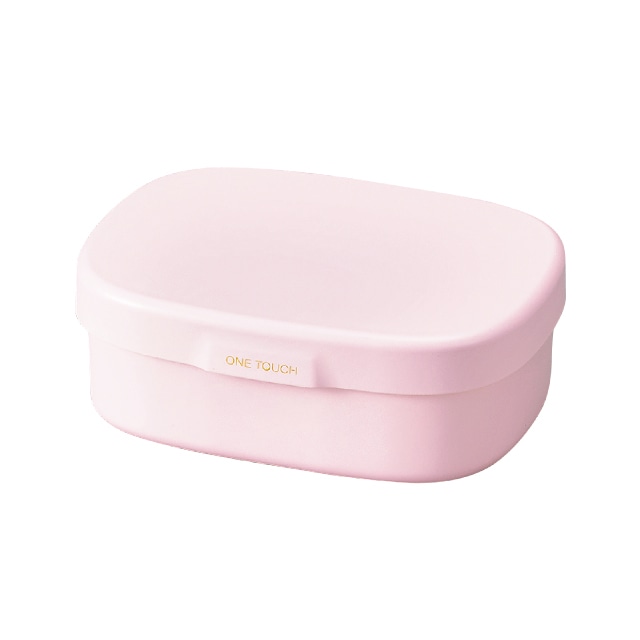 弁当箱 1段 400ml ピンク さっと洗えるお弁当箱 S たつみや HAKOYA（30369）[KU] 4964026303698