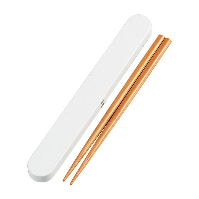 箸箱セット 18cm わっぱ モノトーン マットホワイト たつみや HAKOYA（33298）[KU] 4964026332988