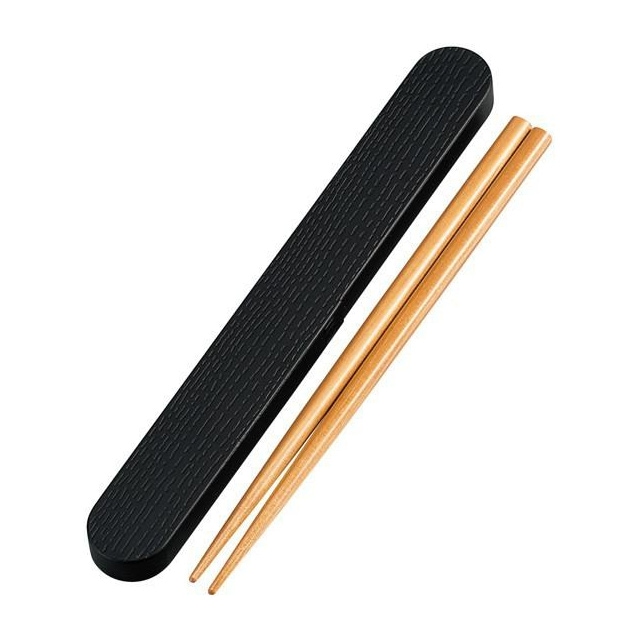 箸箱セット 18cm わっぱ モノトーン マットブラック たつみや HAKOYA（33299）[KU] 4964026332995