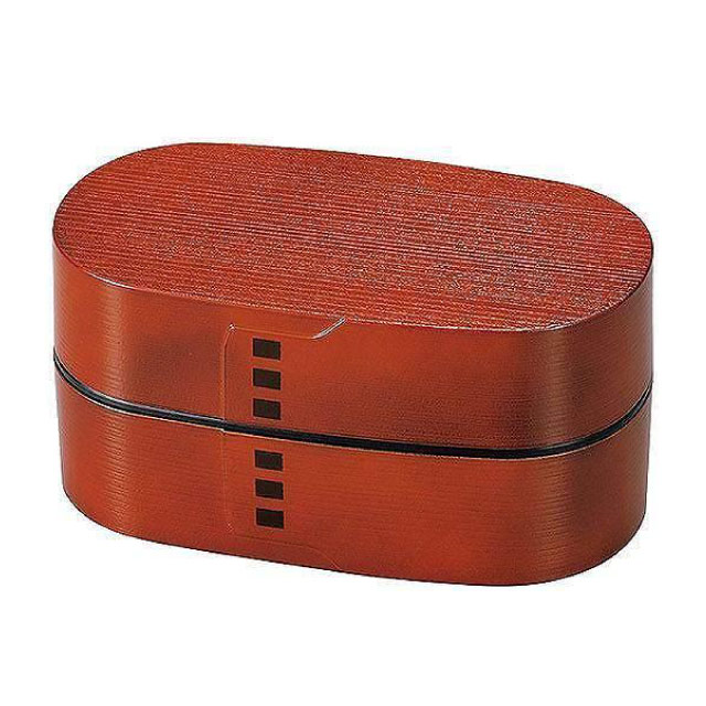 弁当箱 わっぱ弁当 大 2段 900ml 小判型 春慶 たつみや HAKOYA（52602）[KU] 4964026526028