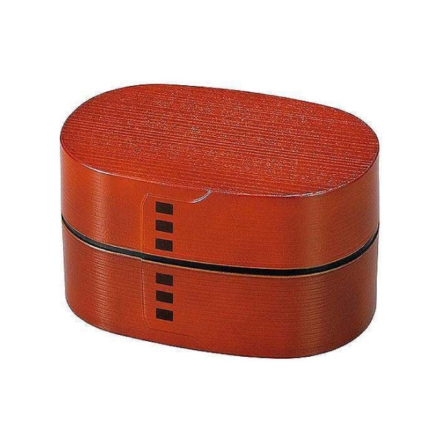 弁当箱 わっぱ弁当 小 2段 520ml 2段判型 春慶 たつみや HAKOYA（52605）[KU] 4964026526059