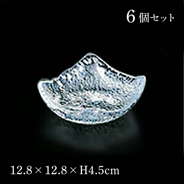和食器 あさつゆ 6個入 No.16 青山硝子（MAY-16）