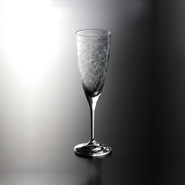 木村硝子店 シャンパングラス バンビ 5ozフルート 160ml（6436）