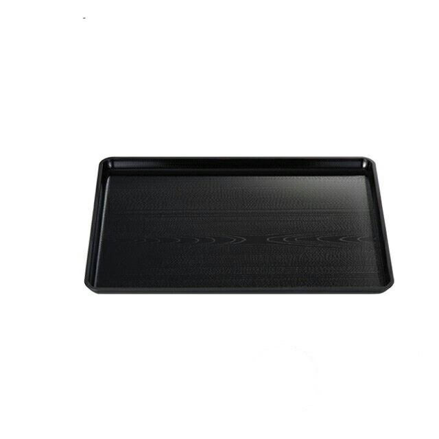 お盆 トレー 新木目長手盆 黒 尺3寸 5個セット 和美作日 Wabisabi（3-307-03)