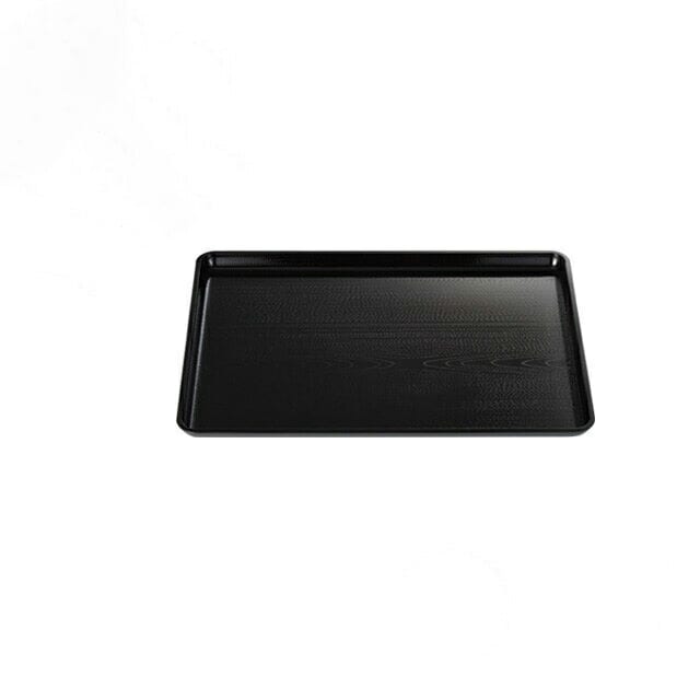 お盆 トレー 新木目長手盆 新溜 尺1寸 5個セット 和美作日 Wabisabi（3-307-21)