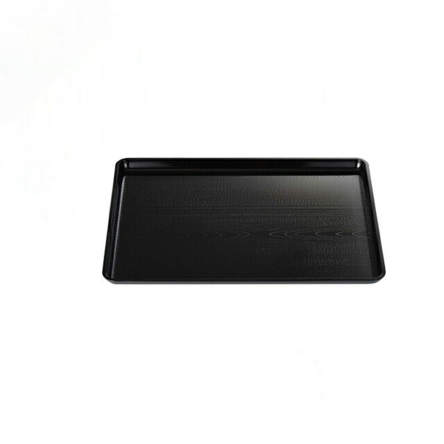 お盆 トレー 新木目長手盆 新溜 ノンスリップ加工 尺2寸 3個セット 和美作日 Wabisabi（3-307-27)