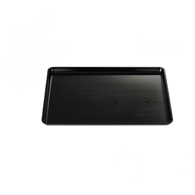 お盆 トレー 新木目長手盆 新溜 ノンスリップ加工 尺3寸 3個セット 和美作日 Wabisabi（3-307-28)