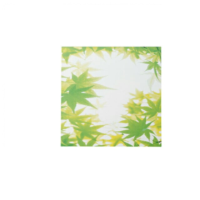 懐石盆 尺0.5寸 角雅 青紅葉裏白塗 和美作日 Wabisabi（3-043-03)