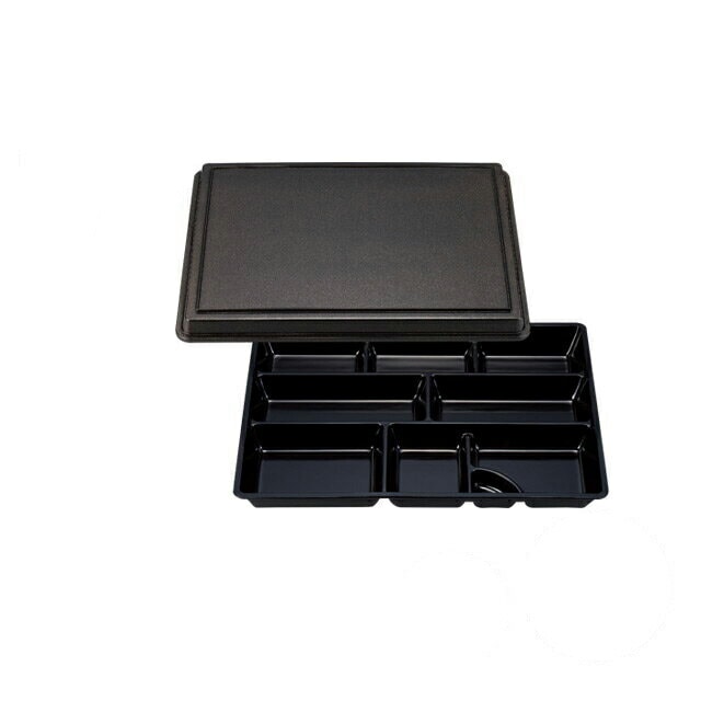 神田弁当 尺5寸 黒パール内黒 和美作日 Wabisabi（3-634-03)