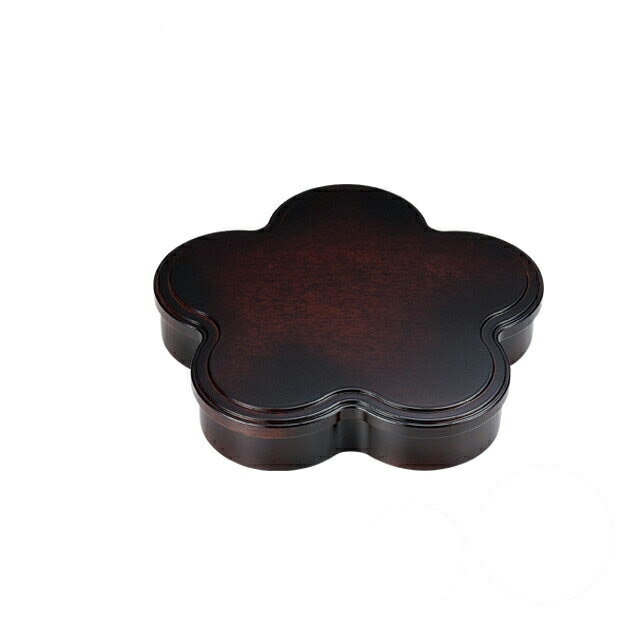 梅花弁当 新後藤塗 内黒 3個セット 和美作日 Wabisabi（3-634-05)