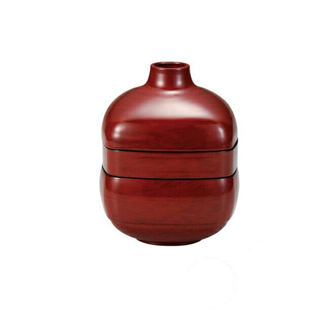 角ひさごそば 後藤塗内朱 3個セット 和美作日 Wabisabi（3-686-13)