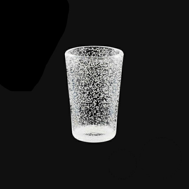 タンブラー 泡入り手捻り風 550 クリア 3個セット 和美作日 Wabisabi（3-821-04)